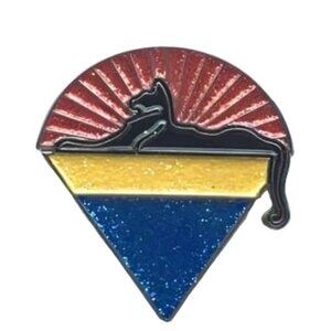 Jerry Garcia - Cats Under The Stars Glitter Lapel Pin